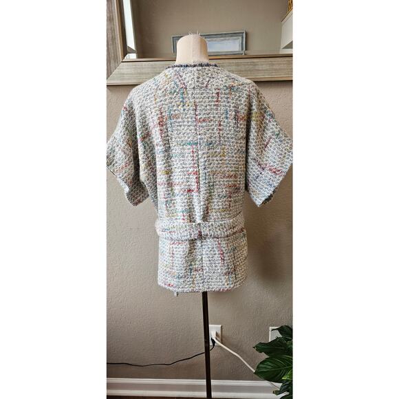 Vilagallo Multicolor Textured Jacket - Picture 2 of 8